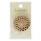 LaMode® 1 1/2 Gold Flower Button